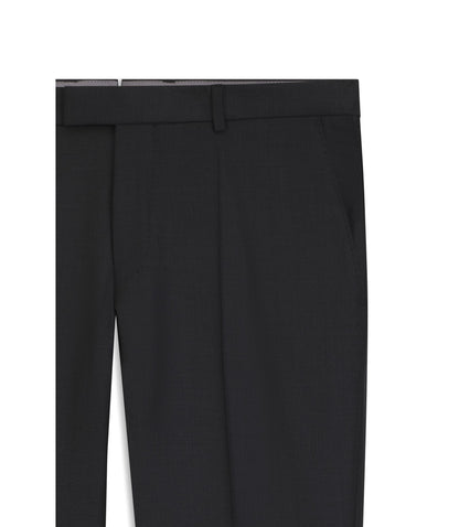 Boss Slim Fit Pants In Stretch Wool Light Grey