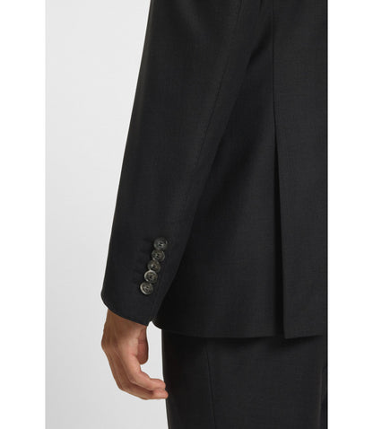 Boss Slim Fit Jacket In Stretch Wool Light Grey
