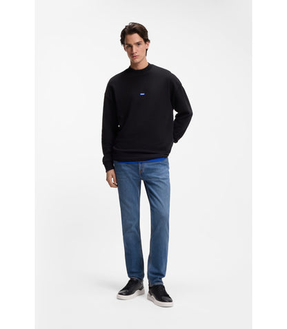 Hugo Blue Slim Fit Jeans In Stretch Denim Dark Blue