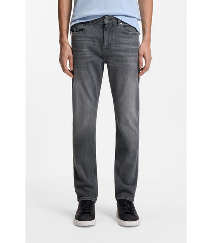 Boss Grey Slim Fit Jeans In Stretch Denim Grey