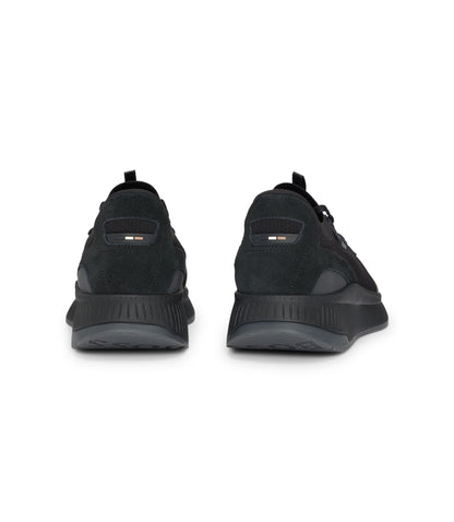 Boss Ttnm Evo Trainers With Knitted Uppers Black Black