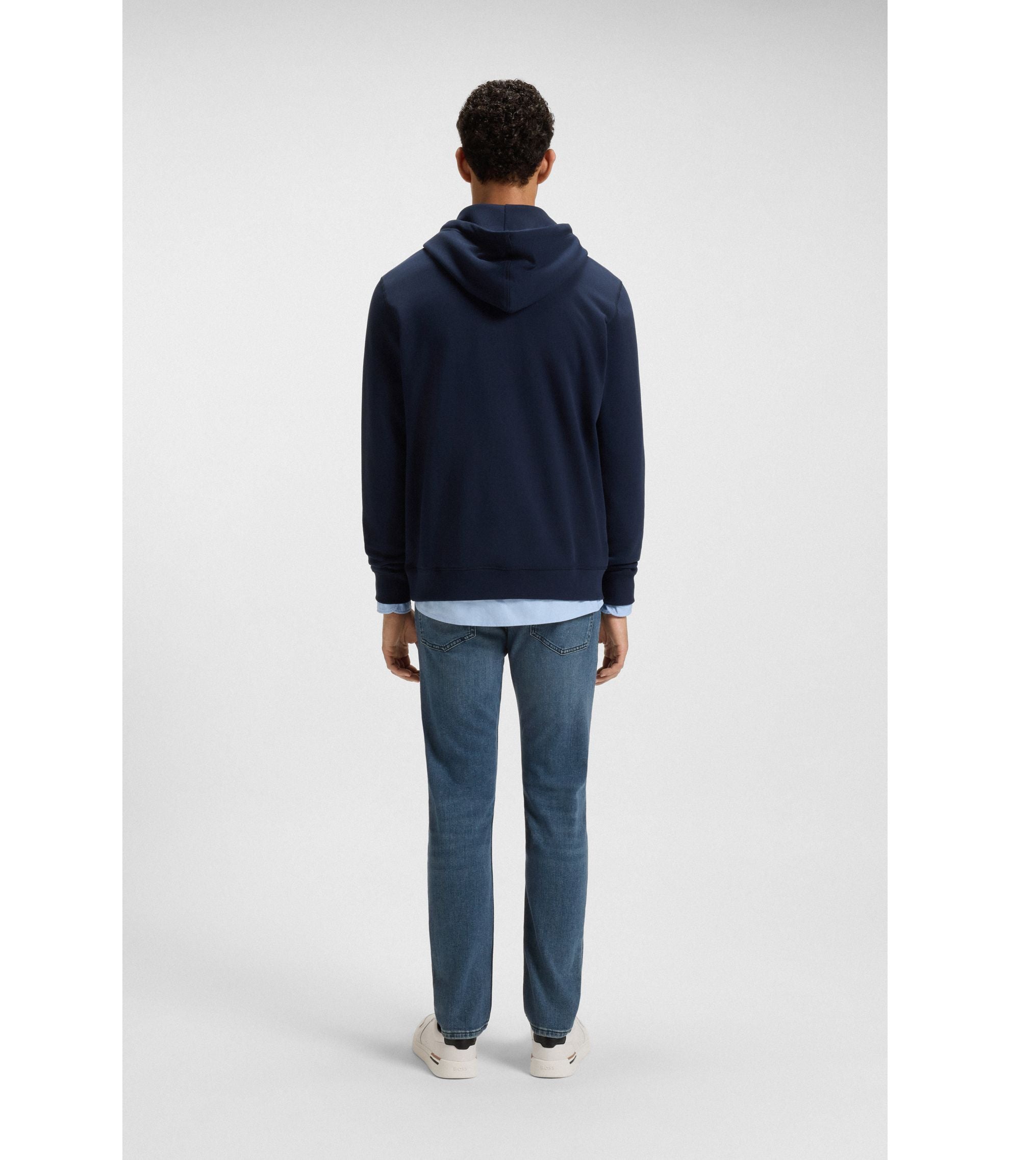 Boss Delaware Slim Fit Jeans In Blue Comfort Stretch Denim Blue