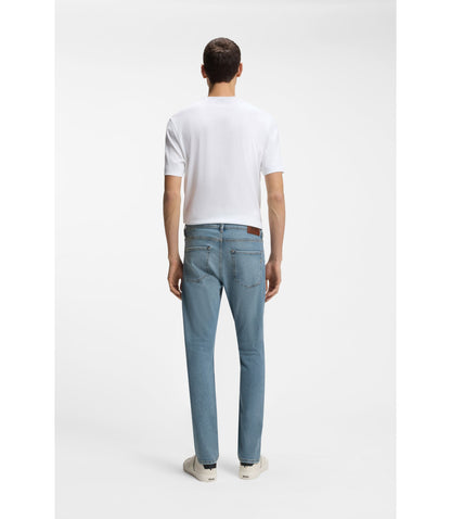 Boss Delaware Slim Fit Jeans In Blue Comfort Stretch Denim Blue