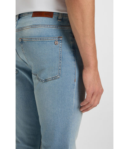 Boss Delaware Slim Fit Jeans In Blue Comfort Stretch Denim Blue