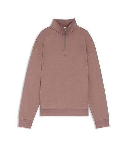 Hugo Logo Print Sweatshirt In Cotton Terry Light Brown