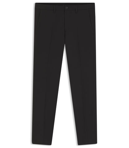 Boss Slim Fit Pants In Water Repellent Stretch Fabric Black