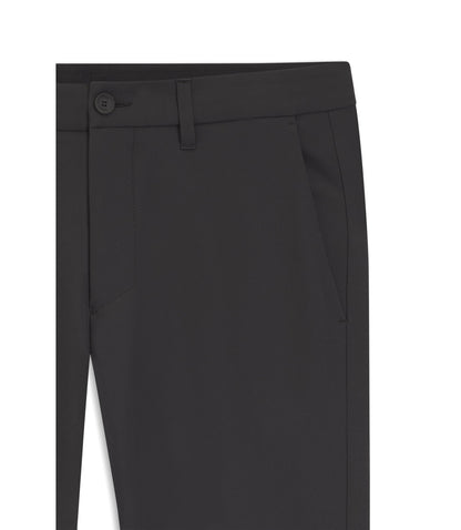 Boss Slim Fit Pants In Water Repellent Stretch Fabric Dark Grey