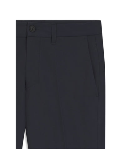 Boss Slim Fit Pants In Water Repellent Stretch Fabric Dark Blue