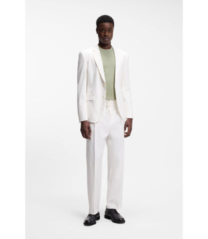 Hugo Knit Sweater In A Regular Fit Light Green