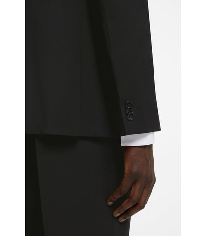 Hugo Extra Slim Fit Jacket In A Wool Blend Black