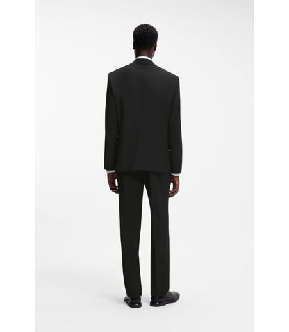 Hugo Extra Slim Fit Jacket In A Wool Blend Black