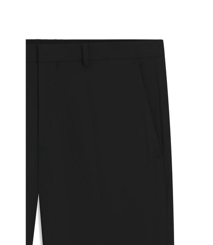 Hugo Extra Slim Fit Trousers In A Wool Blend Black