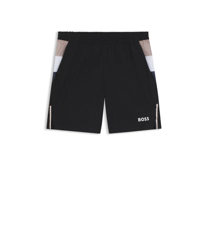 Boss Active Tennis Shorts With Moisture Management Black