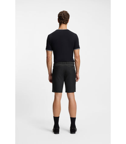 Boss Easy Iron Shorts With Water Repellent Finish Black
