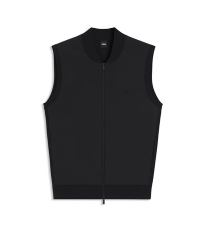 Boss Weather Protection Gilet In A Regular Fit Black