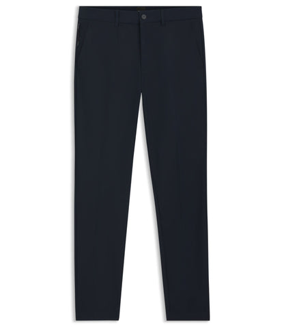 Boss Slim Fit Pants In A Stretch Cotton Blend Dark Blue