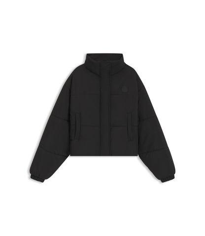 Hugo Water Repellent Jacket With Happy Hugo Badge Black Women's
