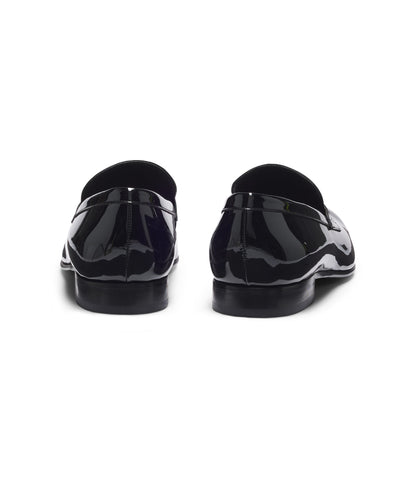 Boss Penny Loafers In Patent Faux Leather Black Black