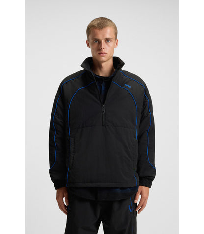 Hugo Contrast Piping Jacket With Water Repellent Finish Black