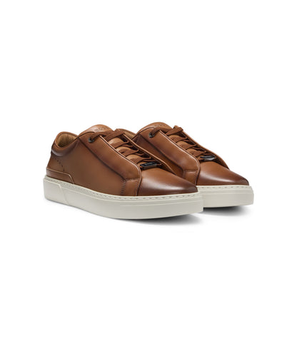 Boss Gary Trainers With Hidden Laces Brown Brown