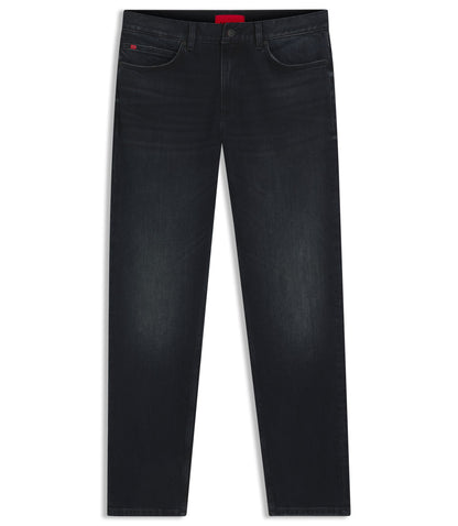 Hugo Dark Blue Slim Fit Jeans In Stretch Denim Dark Blue