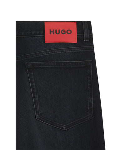 Hugo Dark Blue Slim Fit Jeans In Stretch Denim Dark Blue