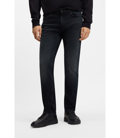 Hugo Dark Blue Slim Fit Jeans In Stretch Denim Dark Blue