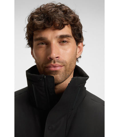 Boss Water Repellent Parka Jacket With Down Filling Black