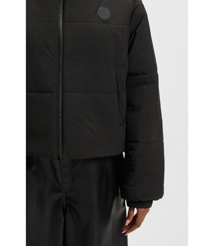 Hugo Bubble Shape Padded Jacket With Water Repellent Finish Black Women's