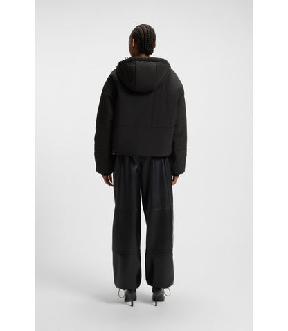 Hugo Bubble Shape Padded Jacket With Water Repellent Finish Black Women's