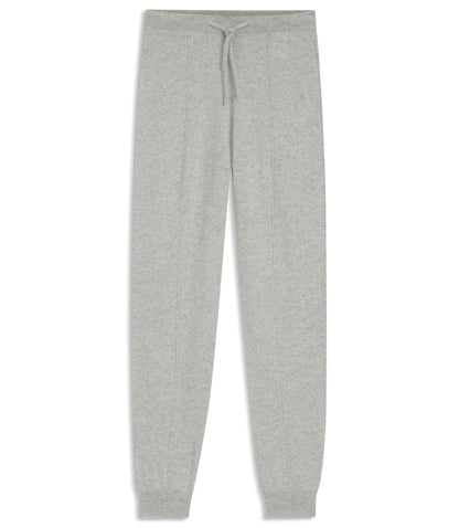 Boss Tapered Fit Track Pants In Cashmere Light Grey Women's