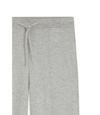 Boss Tapered Fit Track Pants In Cashmere Light Grey Women's
