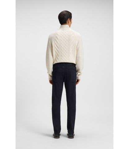 Boss Blue Slim Fit Jeans In Comfort Stretch Denim Dark Blue