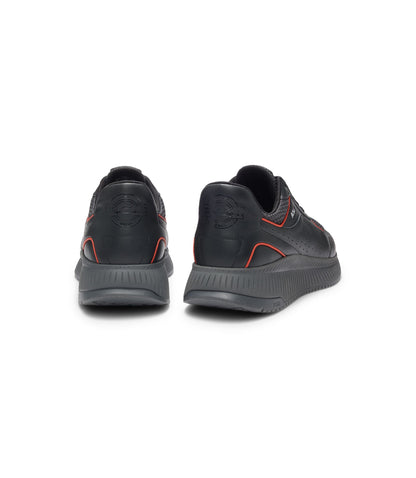 Boss Porsche X Boss Trainers With Mesh And Leather Dark Grey Dark Grey