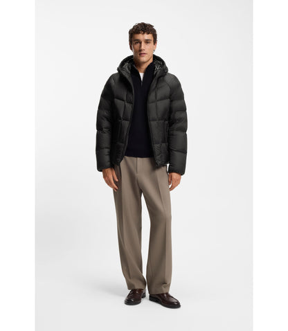 Boss Taffeta Jacket With Water Repellent Finish Black