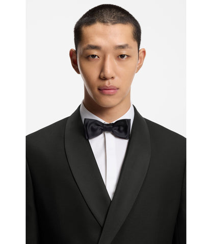 Hugo Modern Fit Tuxedo Jacket With Shawl Lapels Black