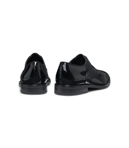 Boss Oxford Shoes In Patent Leather Black Black