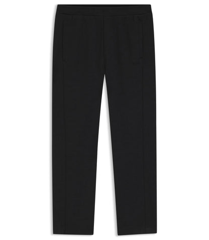 Boss Quilted Jacquard Tracksuit Bottoms In A Regular Fit Black