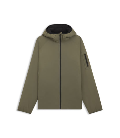 Boss Adjustable Hem Jacket With Water Repellent Finish Khaki