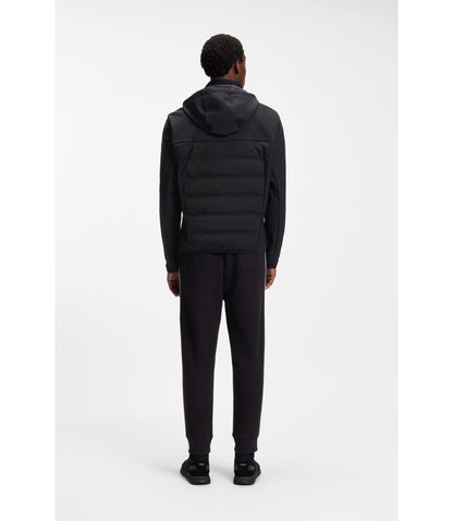 Boss Down Filled Jacket With Water Repellent Finish Black