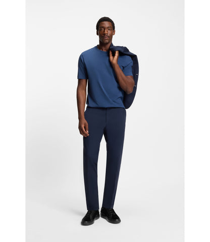 Boss Gary Trainers In Leather And Suede Black Black
