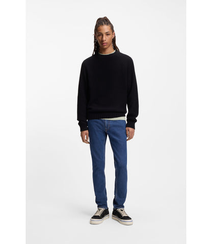 Hugo Blue Skinny Fit Jeans In Stretch Denim Blue
