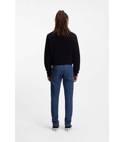 Hugo Blue Skinny Fit Jeans In Stretch Denim Blue