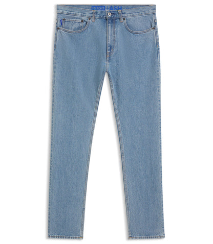 Hugo Blue Slim Fit Jeans In Stretch Denim Blue