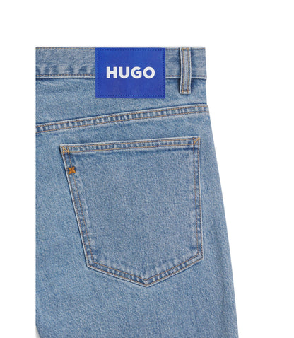 Hugo Blue Slim Fit Jeans In Stretch Denim Blue