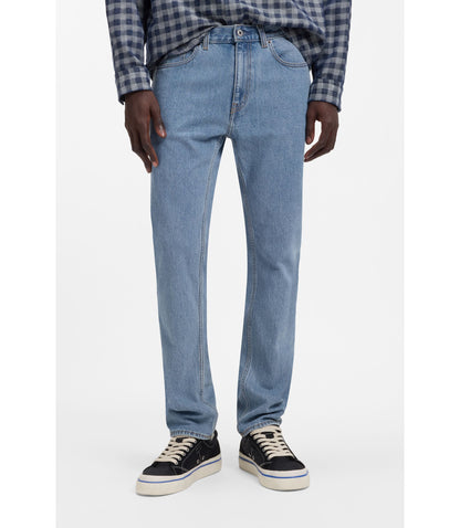 Hugo Blue Slim Fit Jeans In Stretch Denim Blue