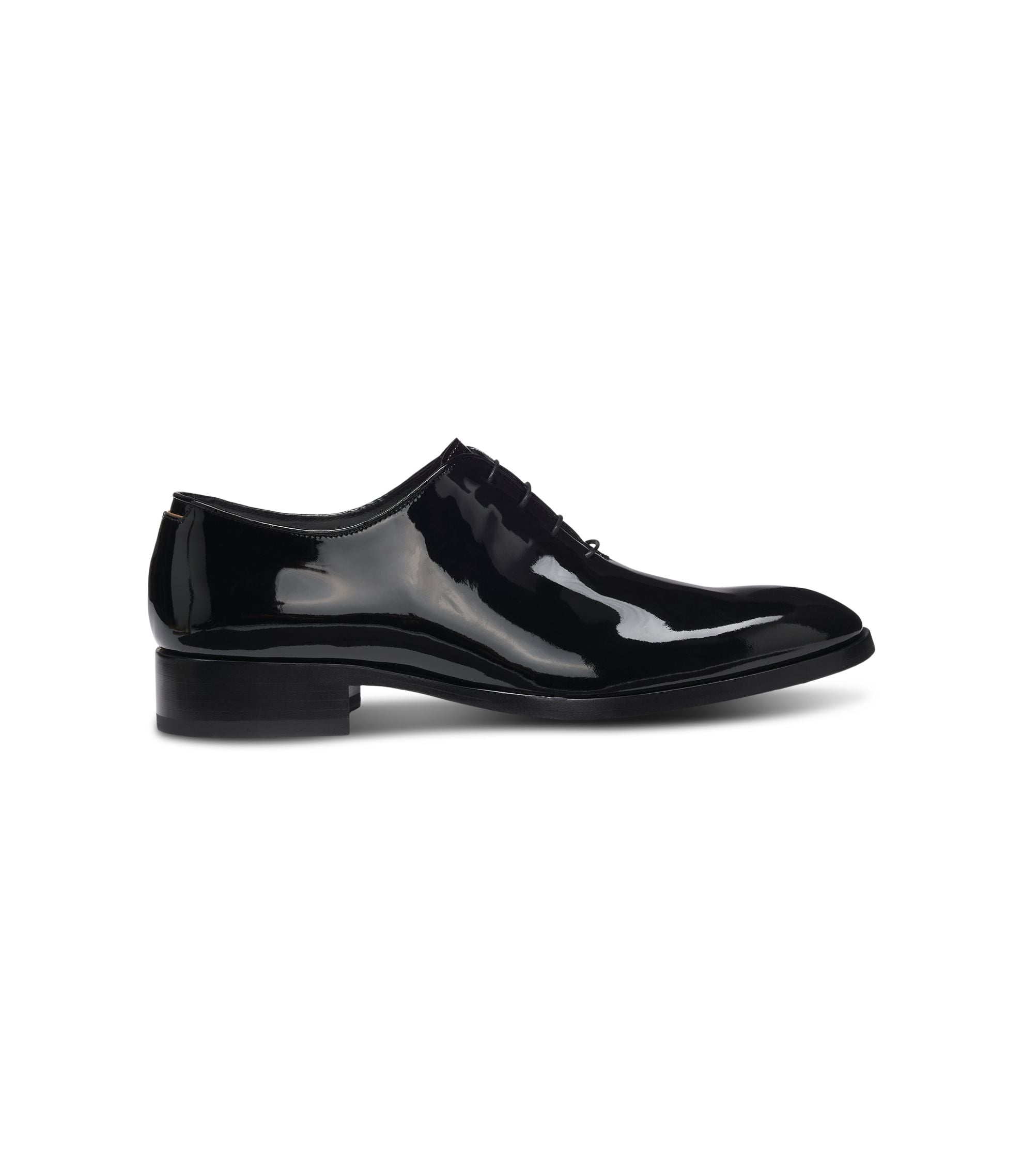Boss Oxford Shoes In Patent Leather Black Black