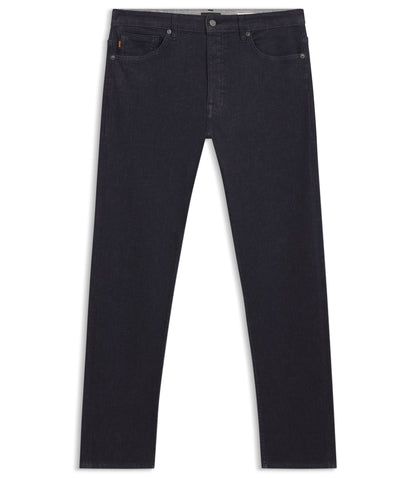 Boss Delaware Dark Blue Slim Fit Jeans In Soft Motion Denim Dark Blue