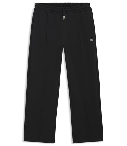 Hugo Pintuck Pleat Tracksuit Bottoms In A Relaxed Fit Black