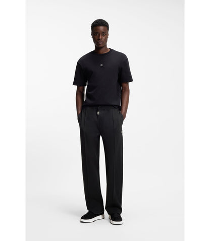 Hugo Pintuck Pleat Tracksuit Bottoms In A Relaxed Fit Black